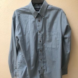 Blue Patterned Roundtree & Yorke Long Sleeve